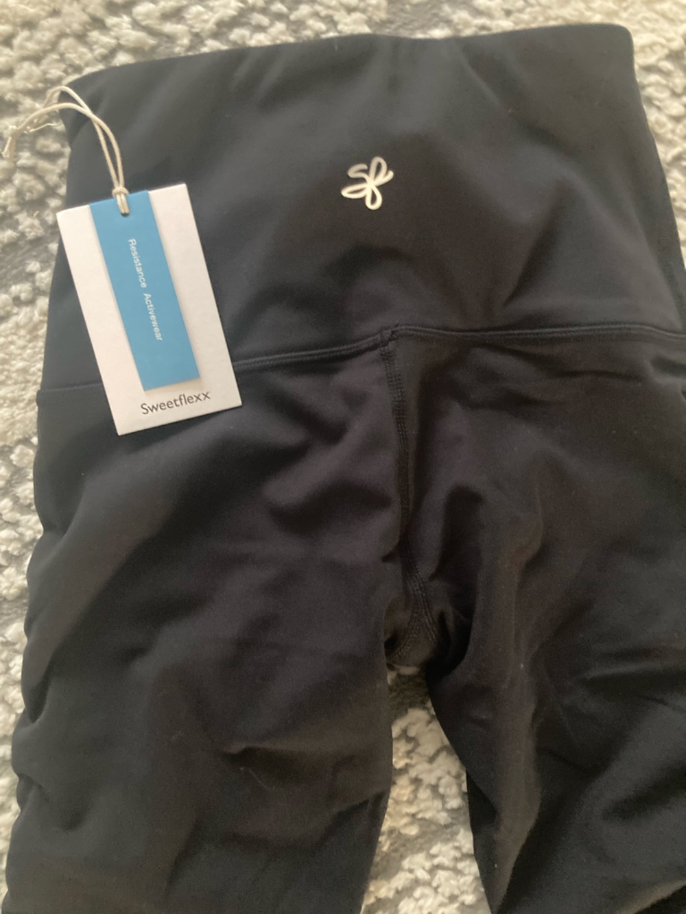 Sweetflexx Women’s High-Waist Black Leggings